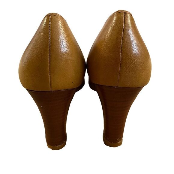 Liz Claiborne ~ Beatrix Open Toe Pump ~ size 7 ~ 3” stacked heel - Picture 5 of 9